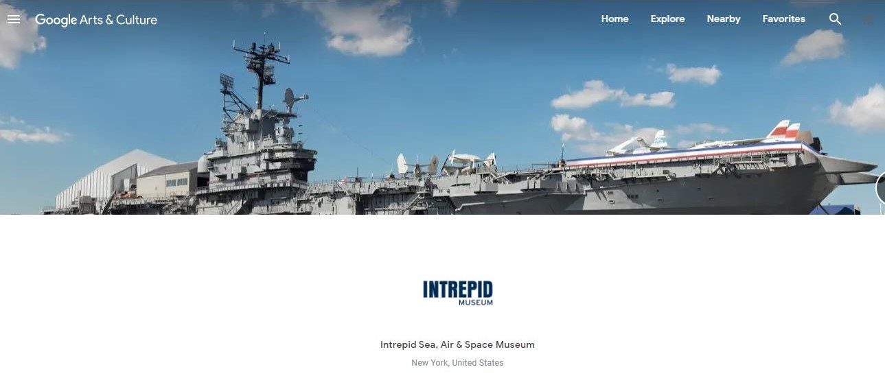 Intrepid Museum Google Arts & Culture Exhibits