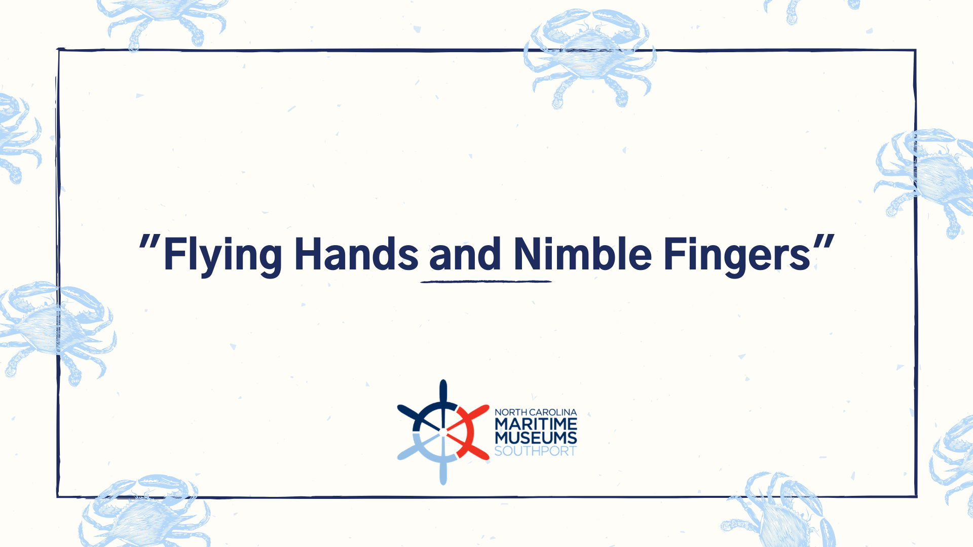 Short Film: Working in the Caroon Crab Factory