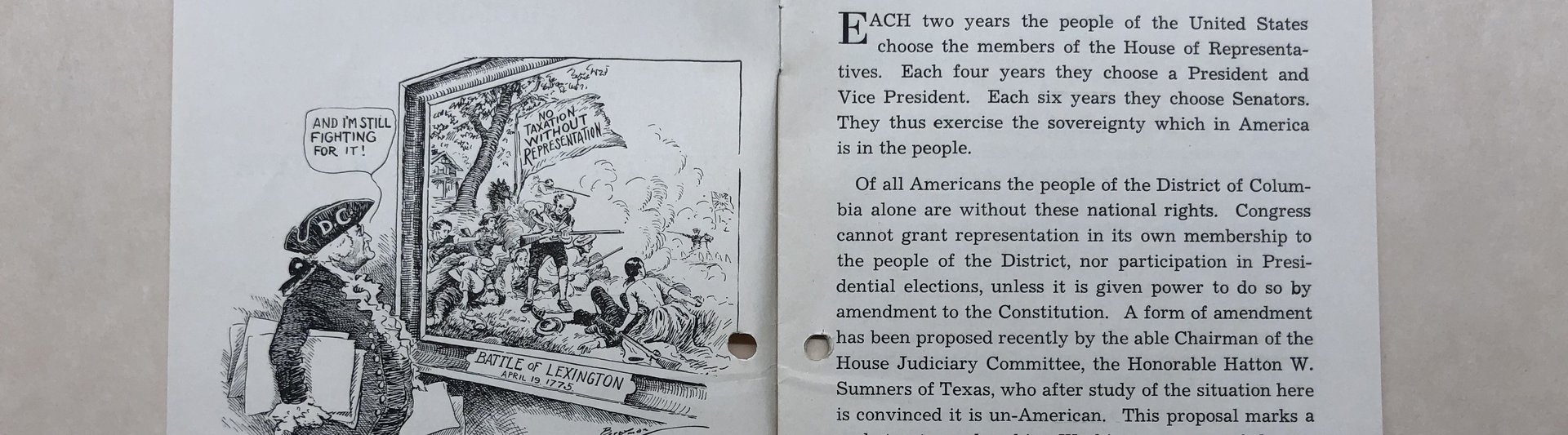Explore DC Voting Rights Timeline Scramble