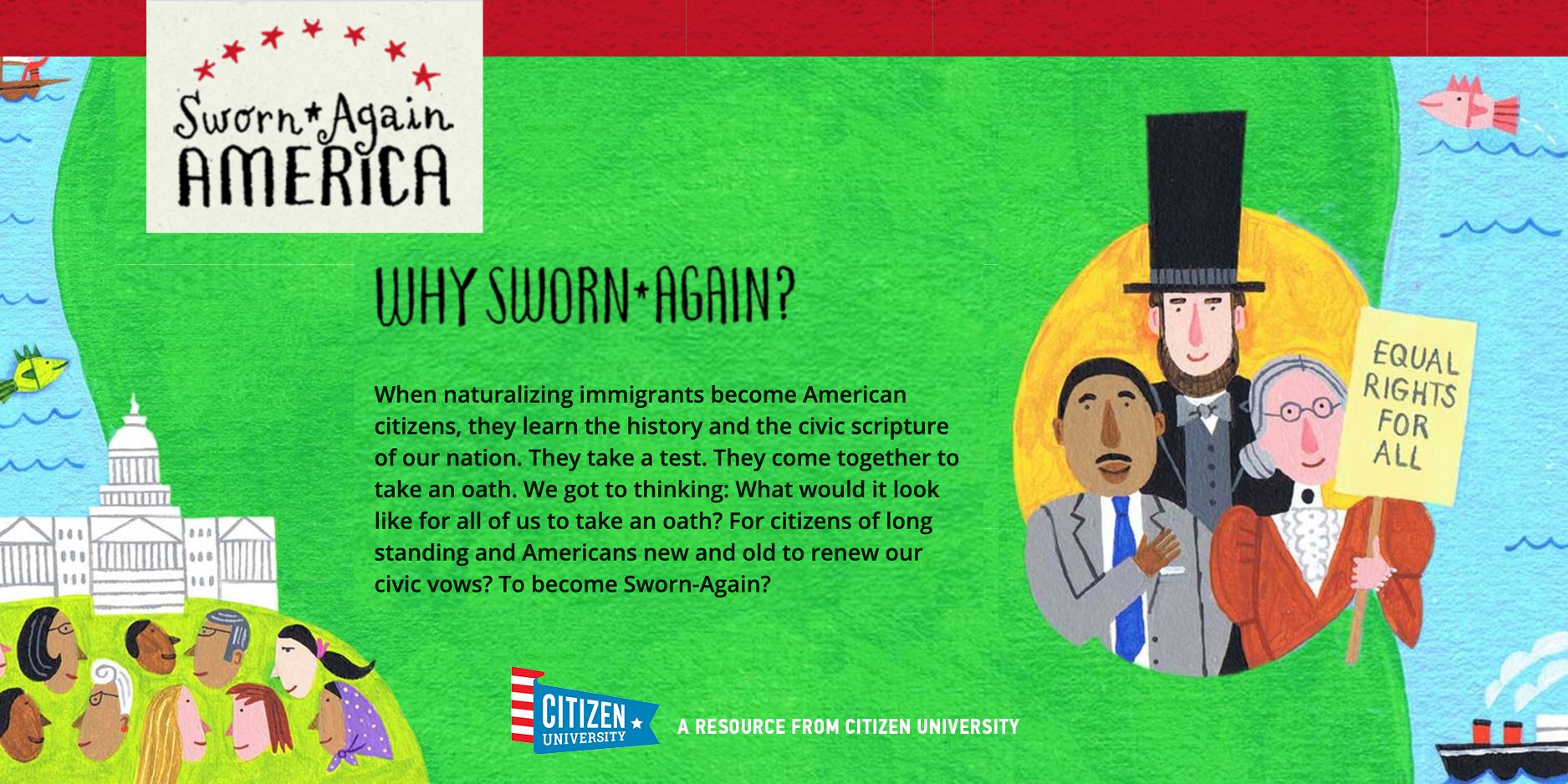 Take the Sworn-Again America Oath