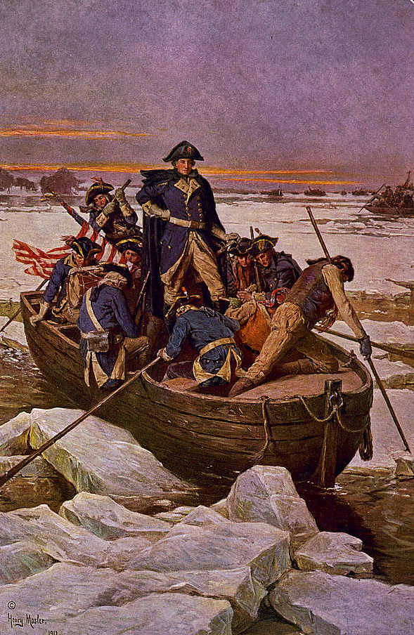 General George Washington and the Crossing of the Delaware