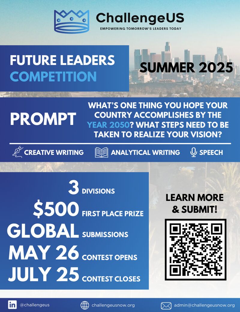 Summer 2025 ChallengeUS Future Leaders Competition