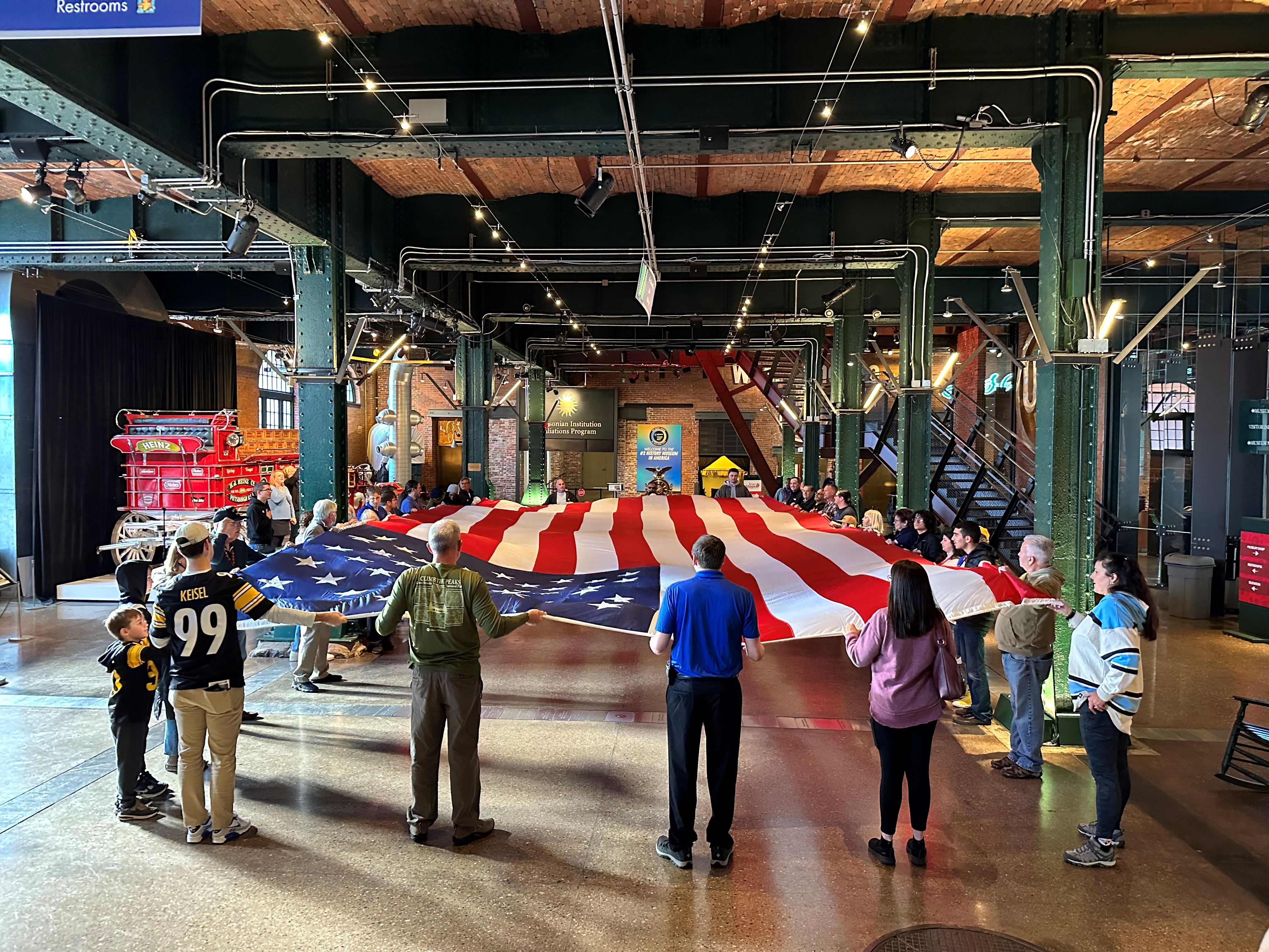 Flag Folding Ceremony