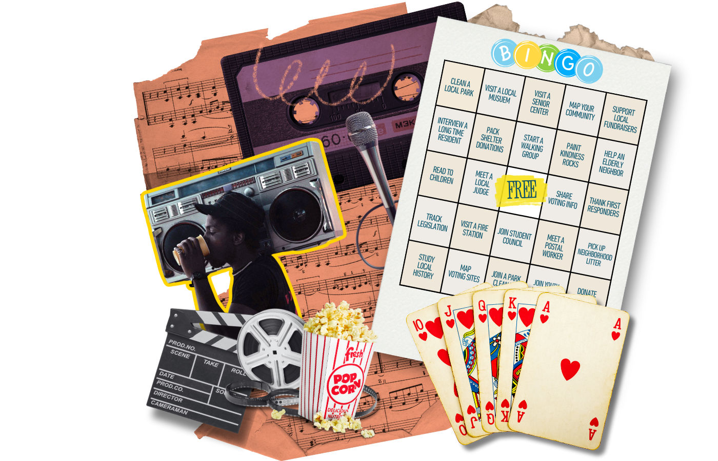 Press Play: Civic Games, Film & Music