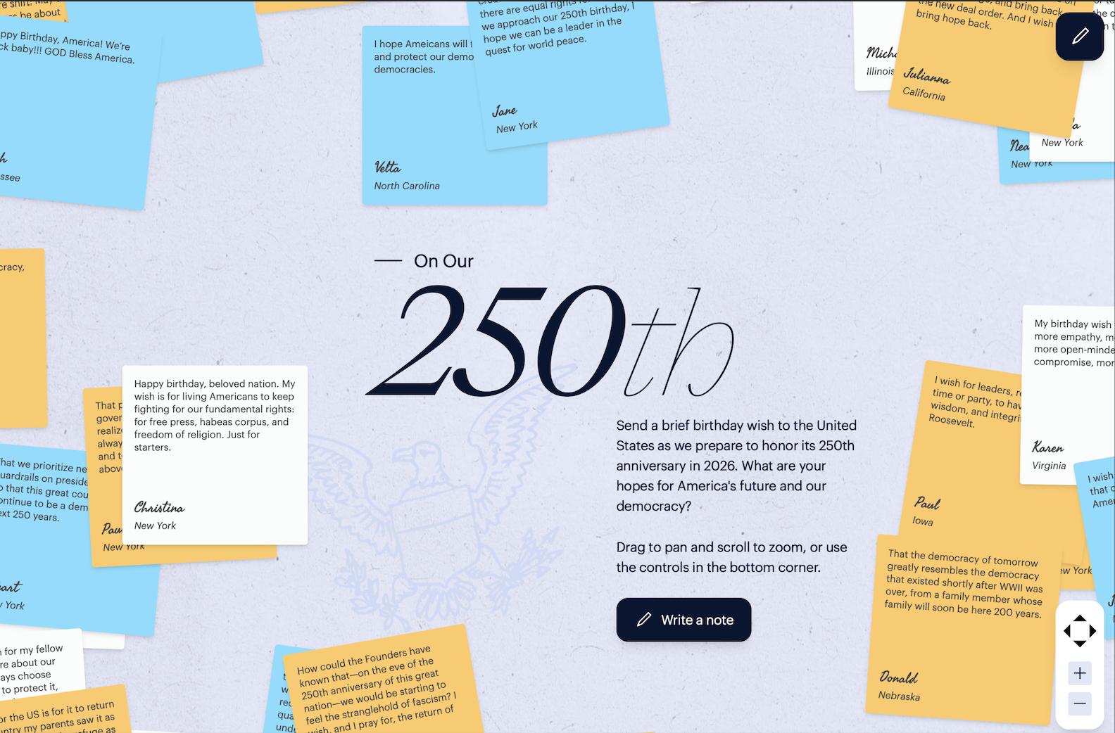 Add Your Wish for America’s Birthday to OnOur250th.org