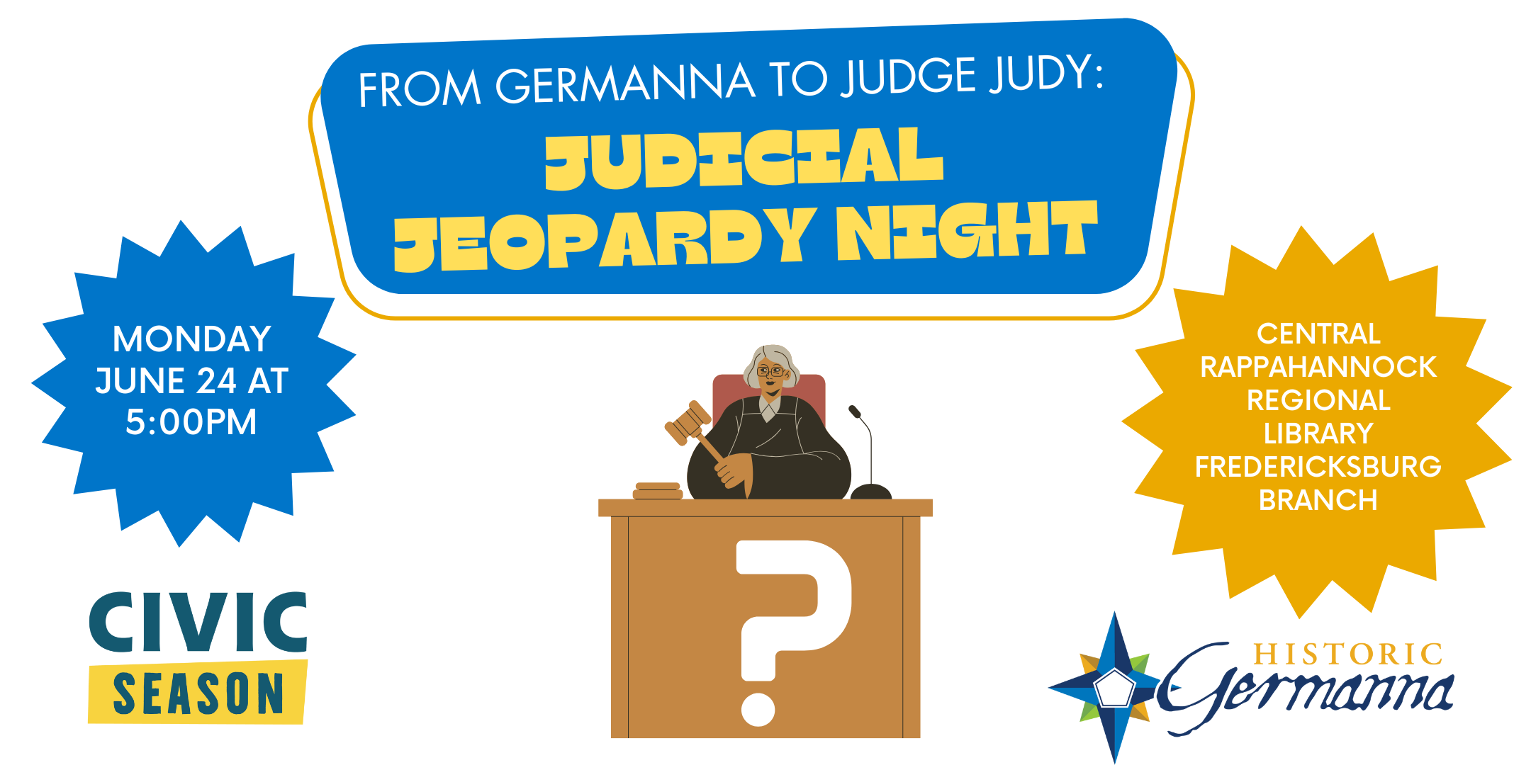 From Germanna to Judge Judy: Judicial Jeopardy Night